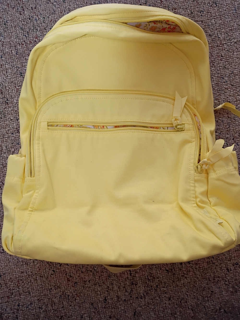 Vera Bradley Sunny Yellow Everyday Backpack
